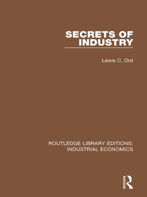 cover image of Secrets of Industry